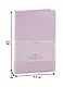 Записная книжка А6- 80л кл. "Graсe" лавандовый туман, иск.кожа, ляссе, инд.уп. - фото 2