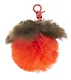 Брелок-помпон «Хурма», искусственный мех, 10 х 5 - фото 4