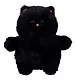 Мягкая игрушка Котик с щечками (черный) (35см) (12-0960-202411-T15) Bookvalno - фото 1