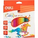 Карандаши цветные Deli, Color Run, пластиковые 24 цвета - фото 1