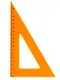 Угольник 18 см 45*90*45, в ассортименте - фото 5