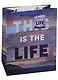 Пакет подарочный бумажный А4 "This is the life", нейтральный - фото 1