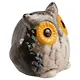Фигурка Сова серая с желтыми глазами (керамика) (4,5см) - фото 2