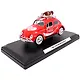 Машинка литая коллекционная Motor City Classics - Die-сast модель по лицензии Coca-Cola 1966 Volkswagen Beetle (Top Rack), масштаб 1:24 - фото 10