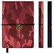 Записная книжка А6 120л "КАМУФЛЯЖ КРАСНЫЙ МЕТАЛЛИК" интегр.переплет, скругл.корешок - фото 4