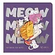 Записная книжка 170*170мм 40л "Meow", soft-touch ламинация, тиснение фольгой, скоба - фото 1