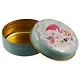 Шкатулка круглая Фламинго (металл) (6см) (12-09412-03087-14) - фото 3