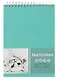 Скетчбук А5+ 40л "КОТЁНОК" гребень, белый офсет - фото 1