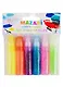 Гель с блестками, полупрозрачный, MAZARI, 6 мл, 6 цветов, с европодвесом - фото 4
