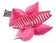 Заколка-крабик дутая Бантик (фуксия, металлик) (PU) (12см) (12-2025093-11) (Lafilaf) - фото 6