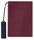Ежедневник недат. А5 160л 146х211 мм "Шеврет" бордовый, иск.кожа, мягкий переплет, блинт.тиснение, офсет, закладка, 2 ляссе, инд.уп - фото 1