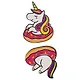 Значок на подложке Unicorn galaxy (8 х 12 см) (2691140) (упаковка) - фото 2