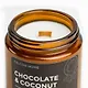 Свеча ароматическая Шоколад и кокос (120мл) (FH002) - фото 2