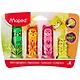 Текстовыделители Maped, Fluo Peps Mini Friends, 4 цвета - фото 1