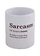 Кружка Sarcasm (словарь) (керамика) (330мл) (коробка) - фото 1