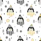 Бумага упаковочная 70*100см "Black.Gold.Whitel" НГ,инд.уп., ассорти - фото 2