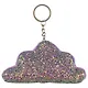 Брелок с блестками Облако (текстиль) - фото 3