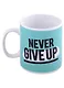 Кружка Never give up (керамика) (900мл) (12-06820-NG707) - фото 1