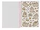 Книга для записей А5 48л "Pusheen" евроспираль, с  подвеской - помпоном, с наклейками - фото 3