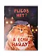 Тетрадь А4 96л кл. "Котаны" пластик с печатью, выб.лак, скр.углы - фото 1
