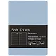 Еженедельник недатированный «Soft touch», голубой, 136 листов, А6+ - фото 1