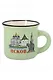 Кружка-мини зеленая Псков (5см) (фарфор) (Псков) (065-9-25) - фото 1