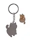 Набор Брелок My lucky charm Котик с хвостиком (черный) (металл) (12-07150-Z1823)+Значок Pin Joy Котик с гитарой (металл) (12-08599-925) - фото 9