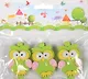 Набор из 3-х прищепок Совы (салатовые) (11069803) (пакет с хедером) (в ассорт.) - фото 1