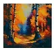 Алмазная мозаика (классическая) с подрамником, с полным заполнением "Тропинка через лес", 30 х 30 см - фото 1