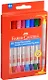 Фломастеры Faber-Castell, двухсторонние смываемые 10 цветов - фото 1
