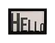 Фоторамка 10*15 "Hello" черное дерево - фото 1