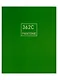 Книга для записей А5+ 96л кл. "Изумрудный мох" интеграл.перепл., матов.ламин., выб.лак - фото 1