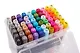 Маркеры для скетчинга 60 цветов, двусторонние пулевидный/скошенный наконечник, Art idea - фото 1