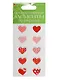 Декоративные элементы из акрила Набор №9 Сердечки красные (2-336/09) (10шт.) (Hobby Time) (упаковка) - фото 1