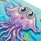Морские обитатели. Книжка-брызгалка для ванны - фото 9