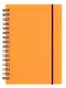 Тетрадь 80 листов, клетка, "Favorite Color. Neon Orange" спираль - фото 1