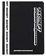Дневник шк. "Черный с широким ляссе" кожзам, тв.переплёт, шелкография в одну краску, пантон, одно ляссе, загругл.углы, универс.шпаргалка - фото 1