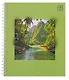 Тетрадь 96л кл. "Таинственная природа" гребень, мел.картон, выб.лак. 2-я обложка-разделитель: мел.картон, ассорти - фото 1