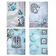 Бумага для скрапбукинга 15х21 см "В лазурных тонах", двусторонняя, 12 листов, 240 г/м2 - фото 5