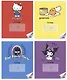 Тетрадь в линейку Sanrio, 24 листа, в ассортименте - фото 1