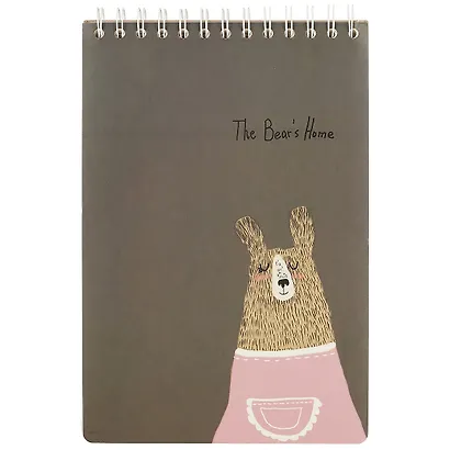 Скетчбук «The bear's home», 100 листов, А5 - фото 1