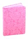 Ежедневник недат. А6 120л Шиммер розовый, кожзам, тв. переплет, блинт.тиснение, тонир.блок, ляссе - фото 1