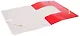 Папка на завязках А4 красная, мелованный картон 320г/м2 - фото 3