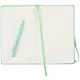 Книга для записей А5 96л лин. "Joy Book. Снежная мята" иск.кожа, тв.переплет, ляссе, резинка, инд.уп. - фото 3