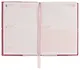 Ежедневник дат. 2026г. А6+ 128л "Шеврет" розовый, кожзам, мягк. переплет, застёжка-резинка, закладка, тисн. фольгой, офсет, справ.мат-лы, 2 ляссе, инд.уп - фото 8