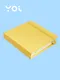 Скетчбук 12*12 80 листов, желтый, 140г/м2, слоновая кость, Yoi - фото 2