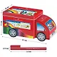 Набор для рисования в боксе «Connector Truck» Faber -Castell, 33 фломастера/10 клипс - фото 6