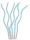 Набор свечей для торта Mint Wave (волны мятные) (6шт) (17см) (12-7color-candle_19) - фото 2