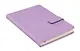 Ежедневник недат. А6+ 120л "Виннер" сиреневый, кожзам, тв.переплет, блинтовое тиснение, магнит.клапан, офсет, ляссе - фото 2