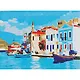 Холст с красками по номерам Цветные домики на причале (HS071) (22х30см) (13цв) (Рыжий Кот) (3+) (коробка) - фото 1